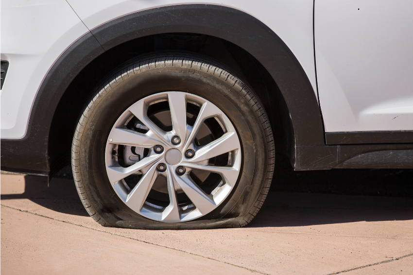 Andar com Pneu Vazio é um Problema para o Carro